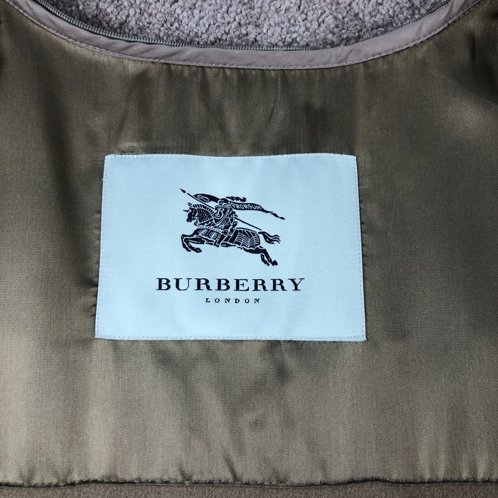 Burberry Solid Brown Wool Liner - image 3